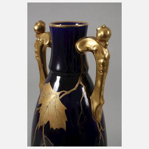 Frankreich Bodenvase mit Platanendekor