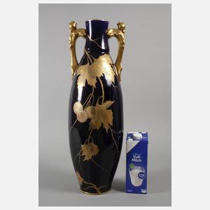 Frankreich Bodenvase mit Platanendekor