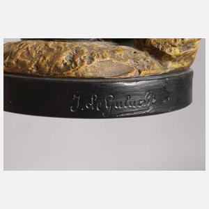 Frankreich Bauer und Bäuerin