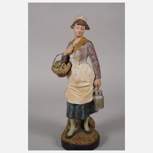 Frankreich Bauer und Bäuerin