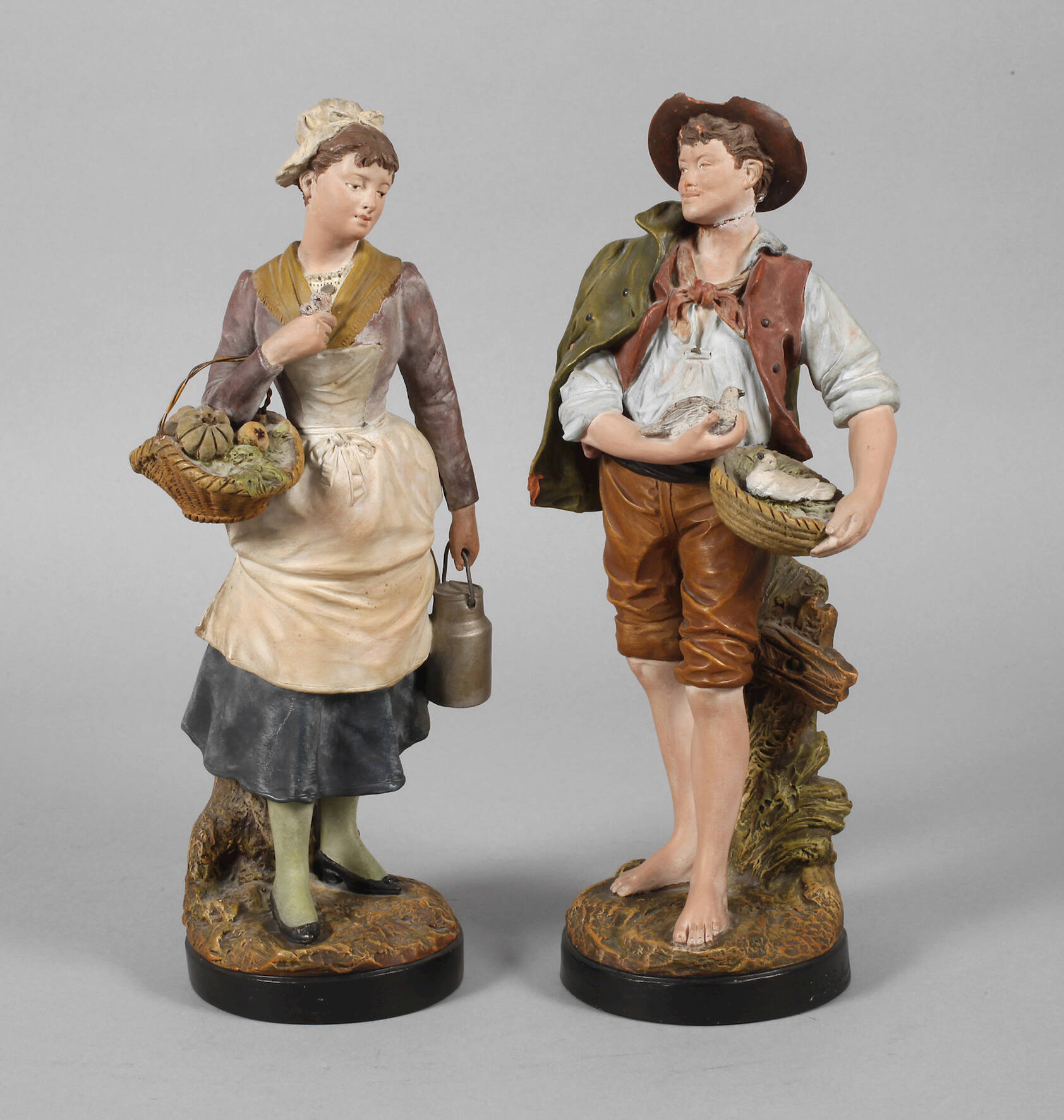 Frankreich Bauer und Bäuerin