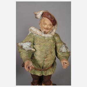 Goldscheider Wien Paar Beisteller als Sir John Falstaff