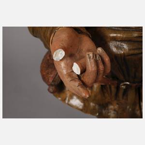 Goldscheider Wien Paar Beisteller als Sir John Falstaff