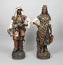 Goldscheider Paar Salonfiguren als Orientalen