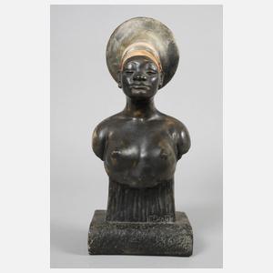 Büste einer Afrikanerin