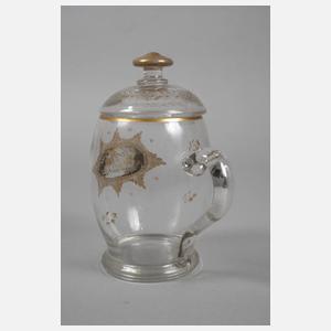 Deckelkrug Biedermeier