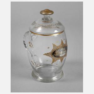 Deckelkrug Biedermeier