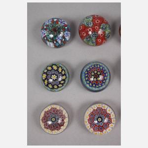 Sammlung Miniaturpaperweights