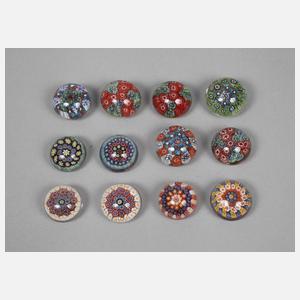 Sammlung Miniaturpaperweights