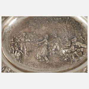 Wandplatte im Barockstil