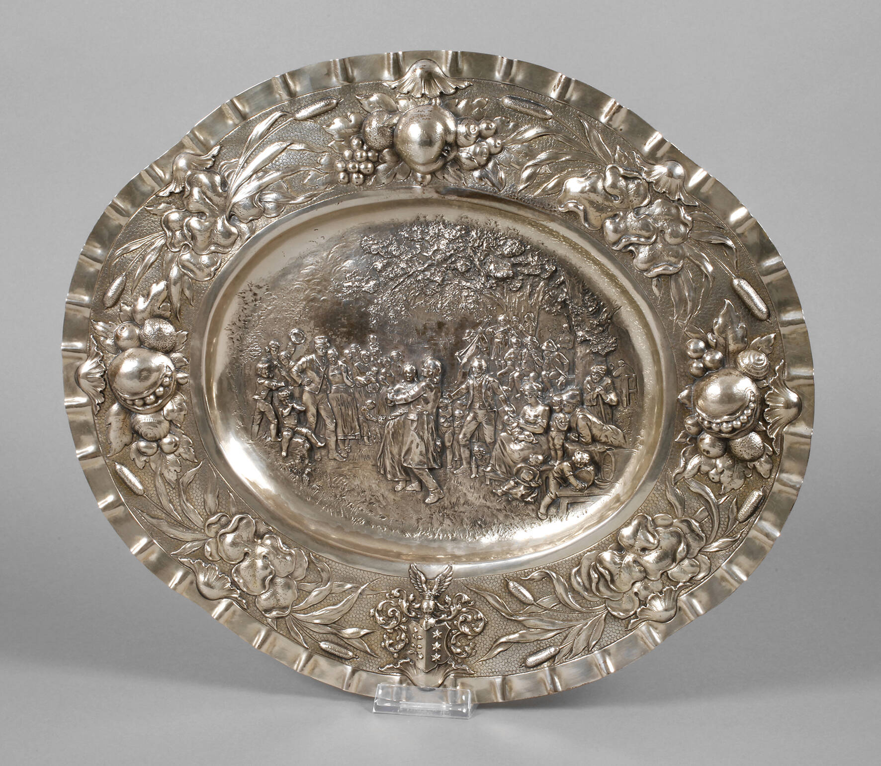 Wandplatte im Barockstil