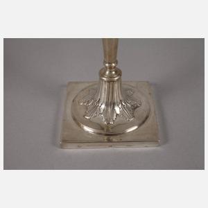 Paar Silber Tafelleuchter Empire