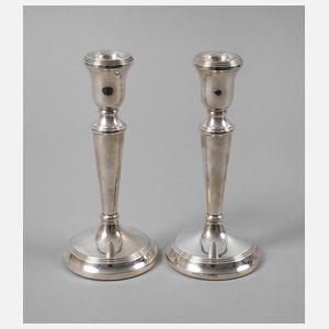 Paar Kerzenleuchter Silber