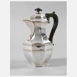 Heißwasserkanne Silber