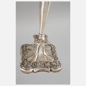 Paar englische Silberleuchter