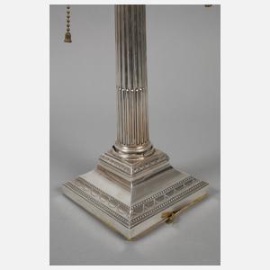 Tischlampe Silber