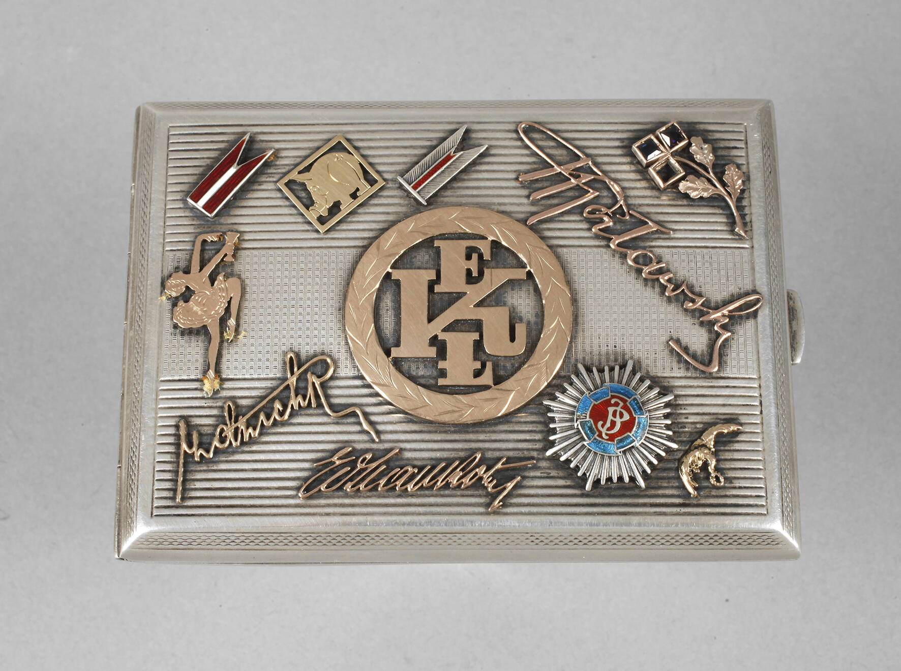 Feines Zigarettenetui Polen 1938