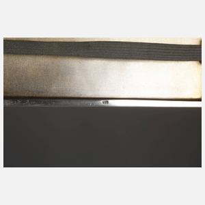 Drei Zigarettenetuis Silber