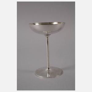 Sechs Eisschalen Silber