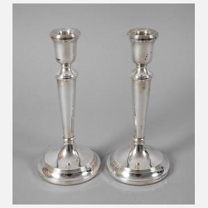 Paar Kerzenleuchter Silber