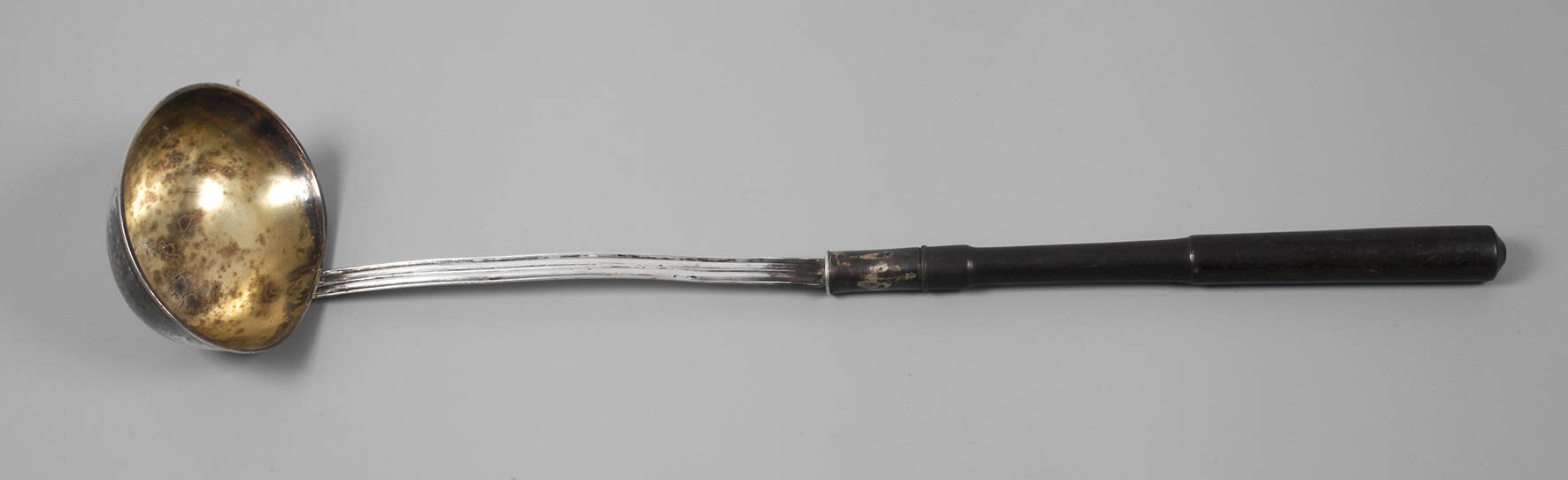 Große Biedermeierkelle Silber