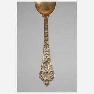 Zwölf Kaffeelöffel Silber