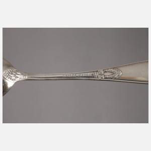 Zwölf Kaffeelöffel Silber Neo-Klassizismus