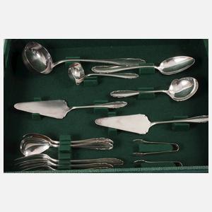 WMF Speisebesteck für zwölf Personen Silber