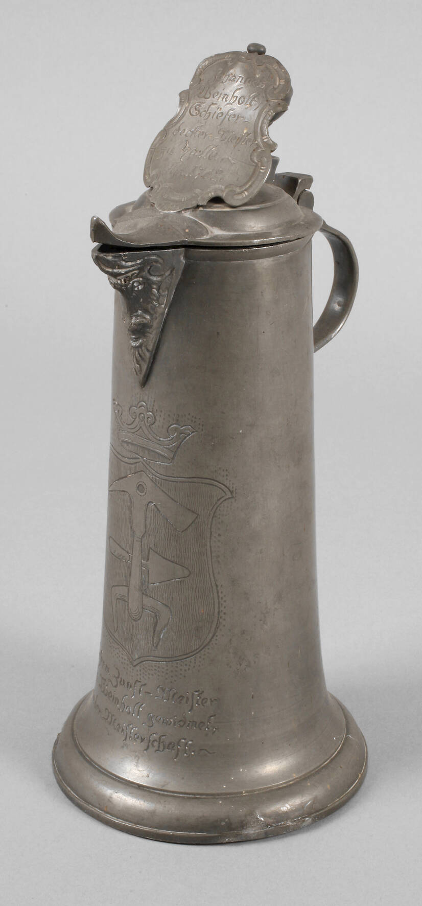 Zunftzinnstitze der Dachdecker