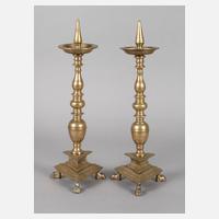 Paar Bronzeleuchter111