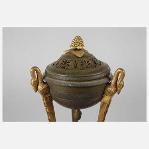 Duftgefäß/Kerzenhalter Empire