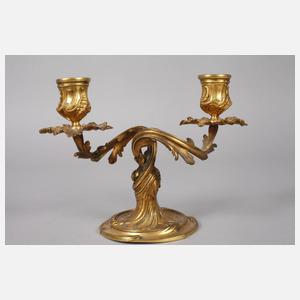 Paar Kerzenleuchter Bronze