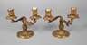 Paar Kerzenleuchter Bronze