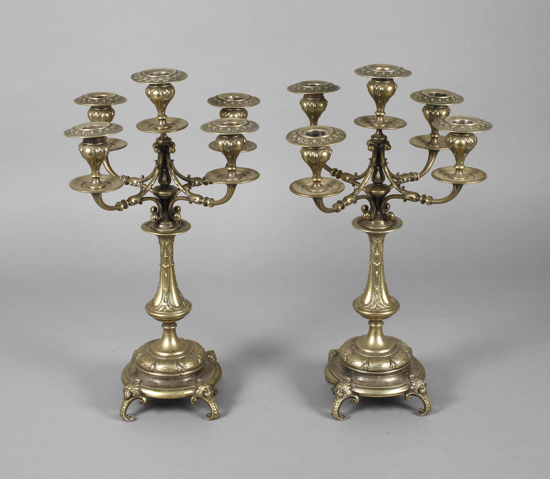 Leuchterpaar Historismus