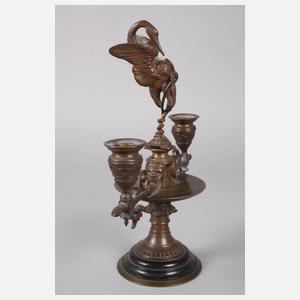 Bronzeleuchter Historismus