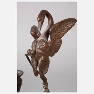 Bronzeleuchter Historismus