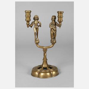 Neogotischer Kerzenleuchter