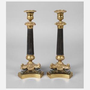Paar Kerzenleuchter Biedermeier
