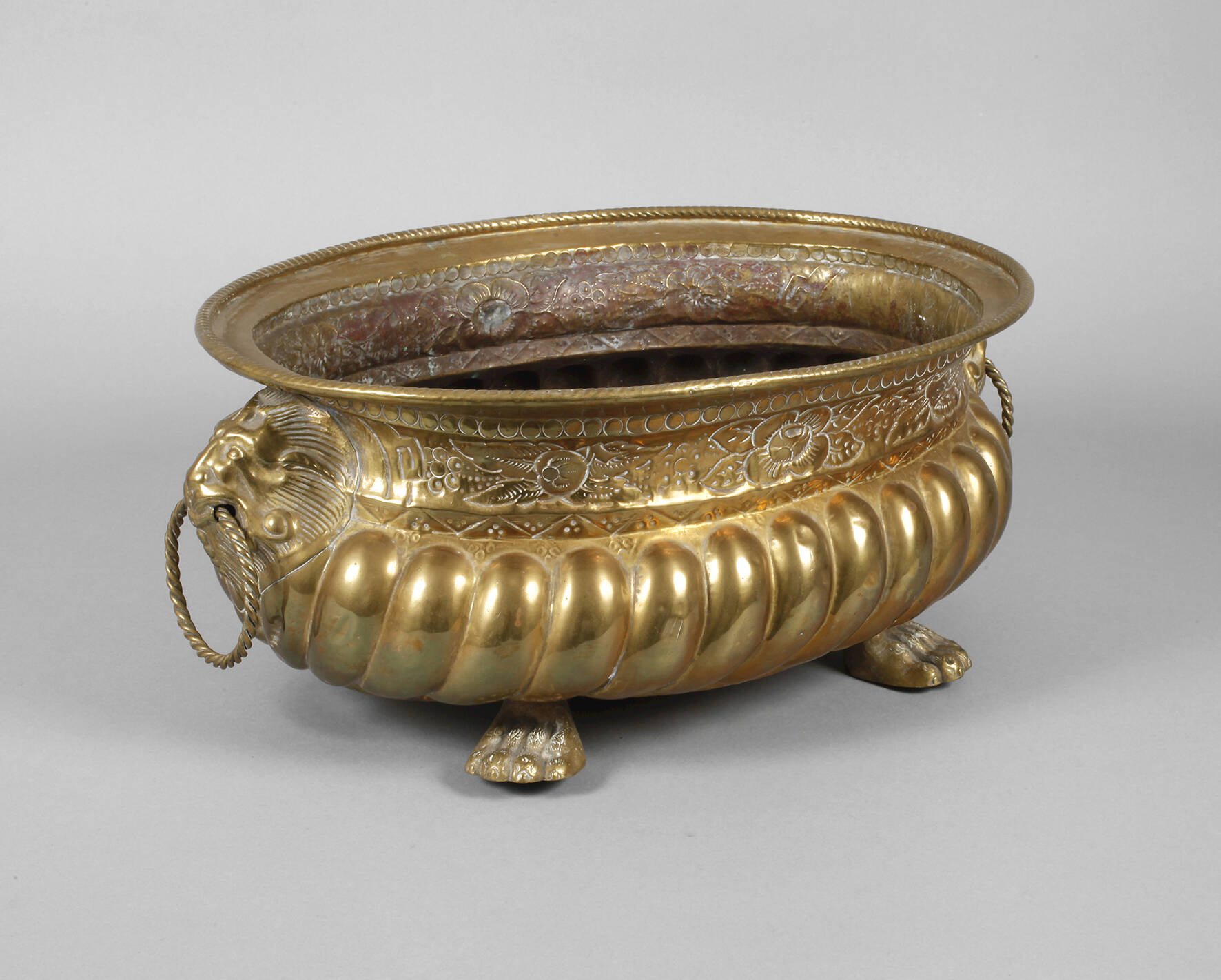 Blumenkübel Messing