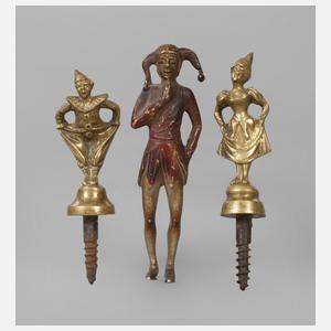 Drei figürliche Kleinbronzen