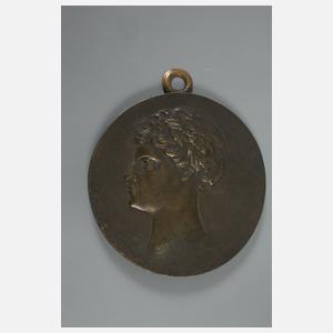 Fünf Bronzeplaketten