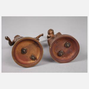 Zwei antikisierende Kleinbronzen