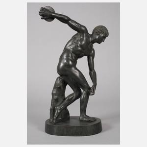 Bronzeskulptur Diskuswerfer