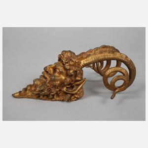 Paar antikisierende Wandappliken