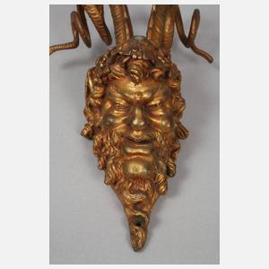 Paar antikisierende Wandappliken