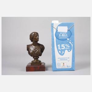 Antikisierende Bronzebüste