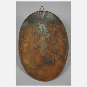 Paar Bronzeplaketten