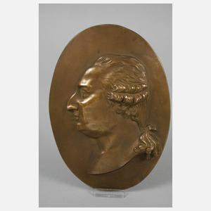 Paar Bronzeplaketten