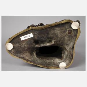 Bronzeplastik Musikant