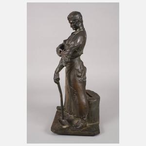 Karl Kretschmer, große Bronze Schmied